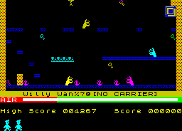 Manic Miner: comp.sys.sinclair screenshot